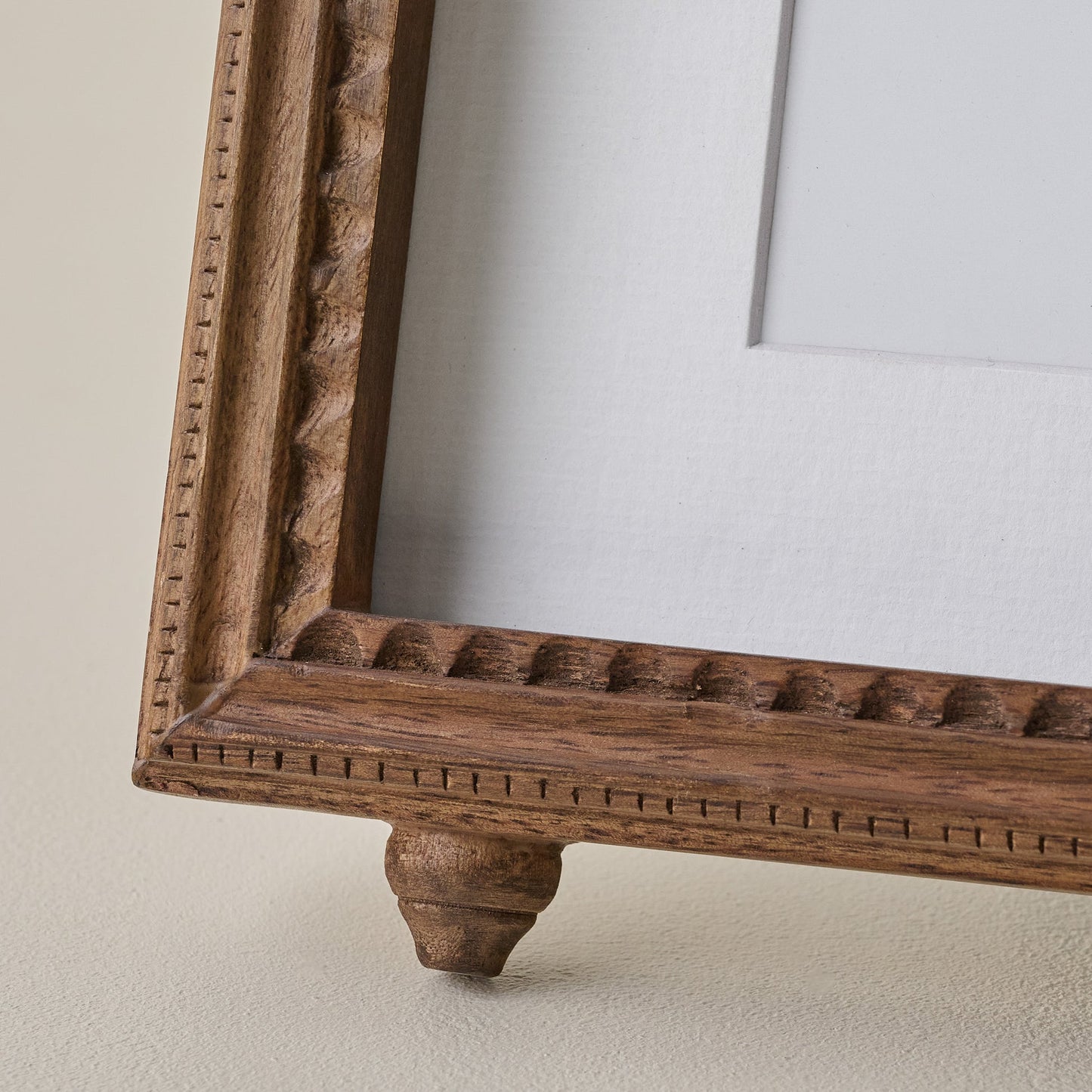 Antiqued Wood Photo Frame – Fits 5x7 or 8x10 Photos