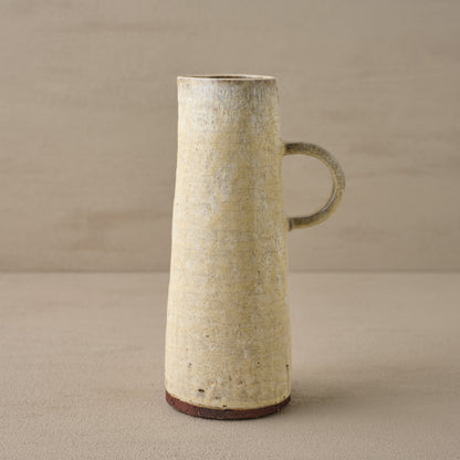 Ceramic Pitcher Vase with Glazed Finish